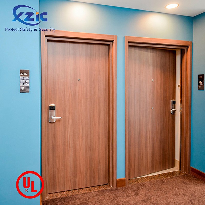 UL certified wood fire door